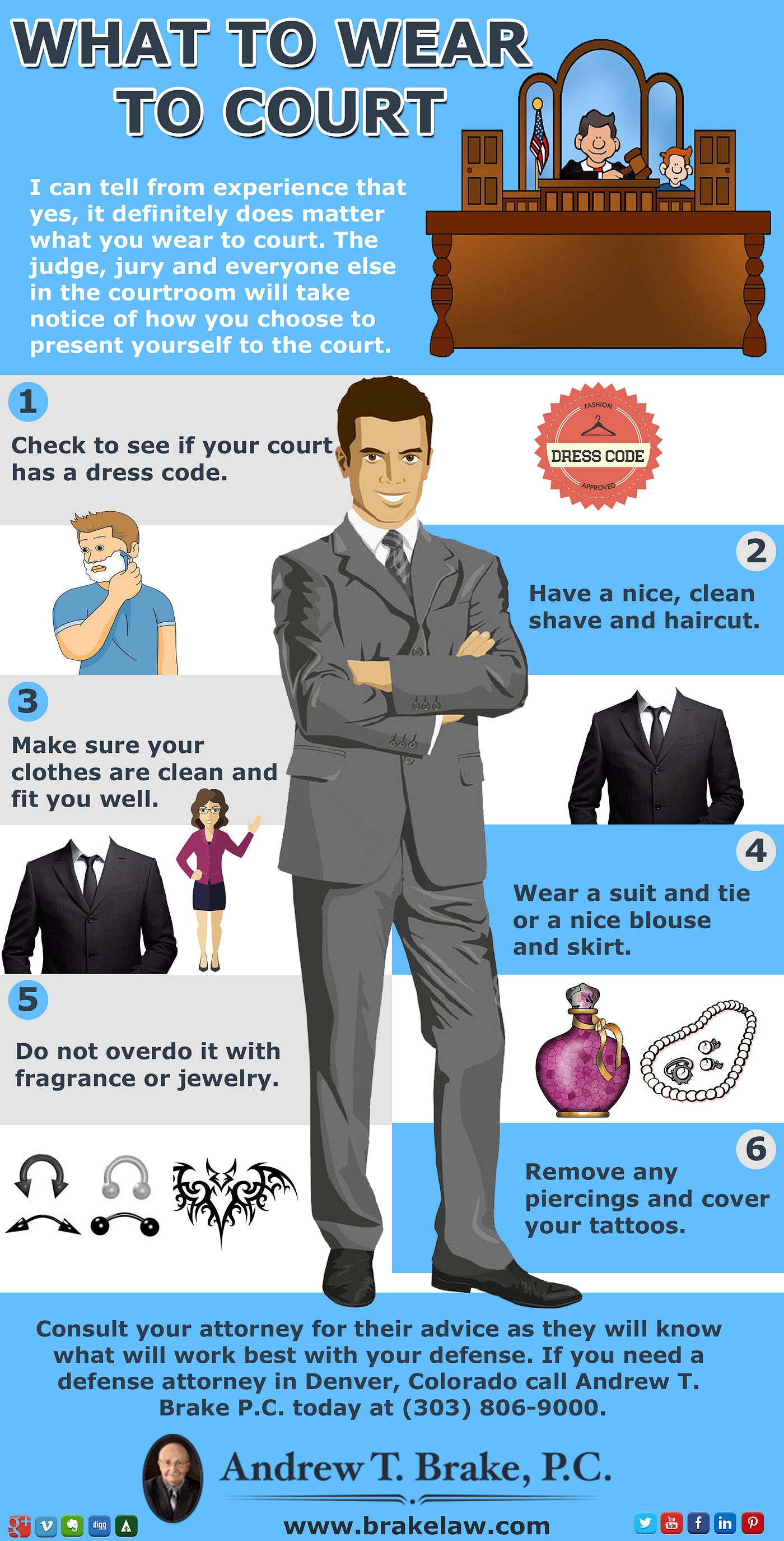 WHAT TO WEAR TO COURT. I can tell from experience that yes, it | by Andrew  T. Brake P.C. | Medium