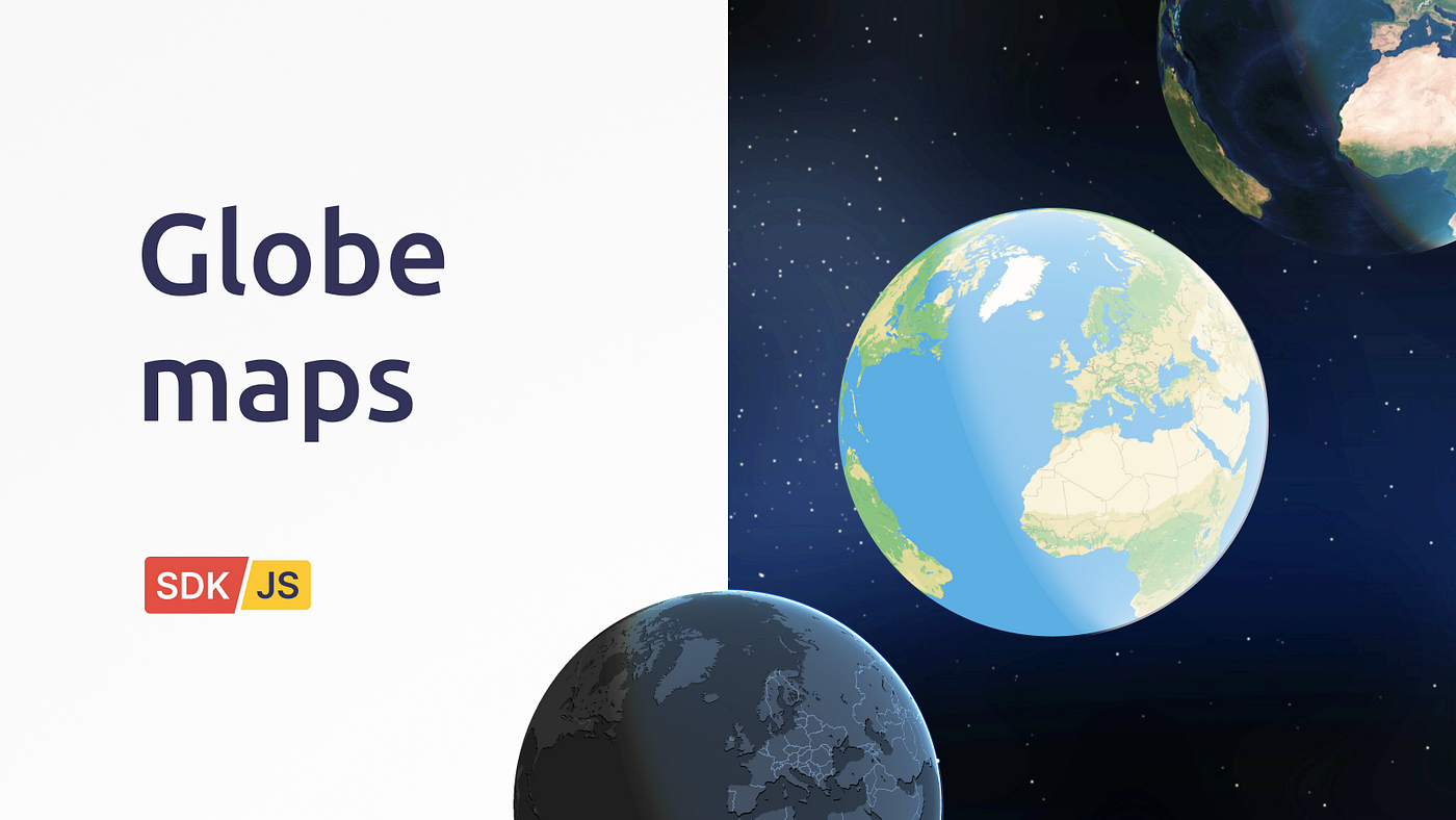 3D Globe maps using a JavaScript SDK
