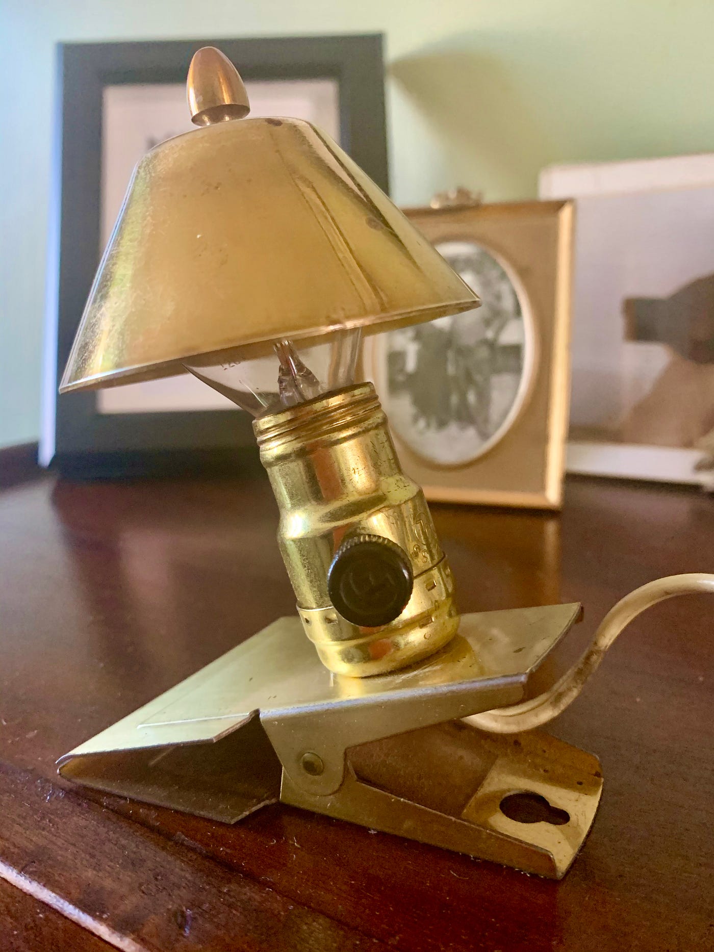 The Little Lantern Book Light, Classic Antique Reading Light