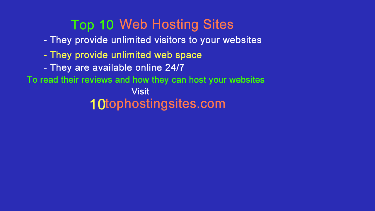 The Top 10 Web Hosting Companies The World For 2022 | by Charles Nkolaka |