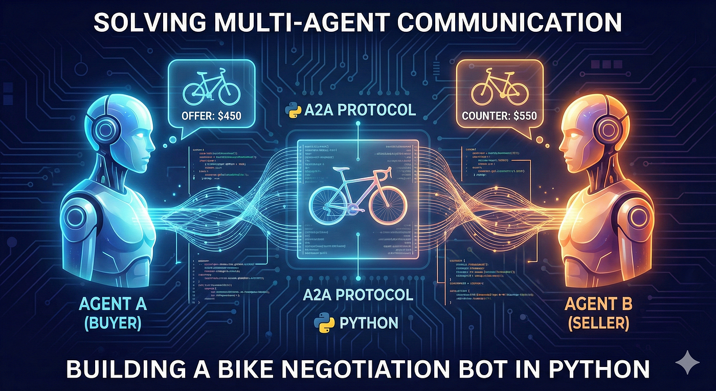 Solving Multi-Agent Communication With Agent2Agent Protocol: Building a Bike Negotiation Bot in…