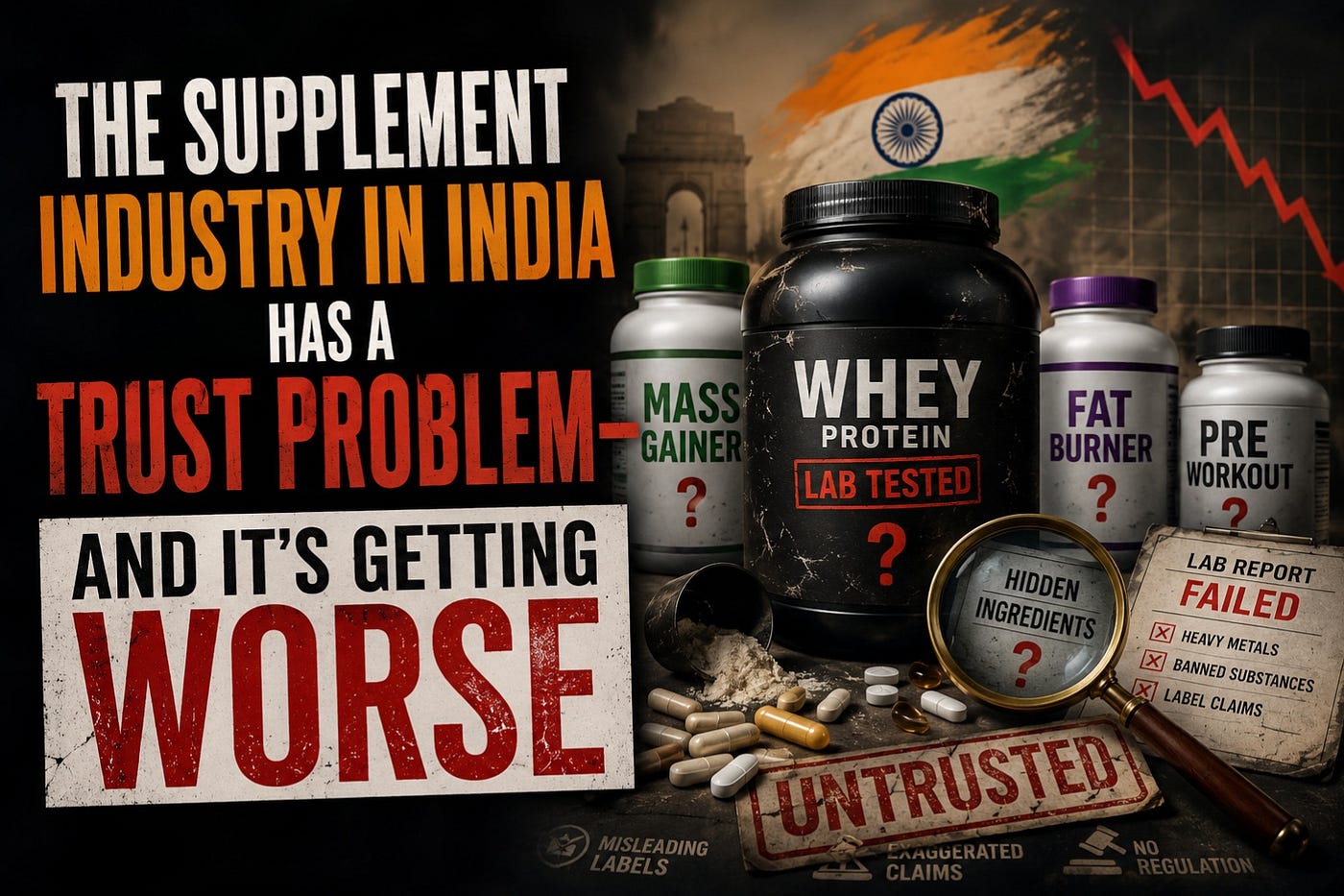 The Supplement Industry in India Has a Trust Problem — And It’s Getting Worse