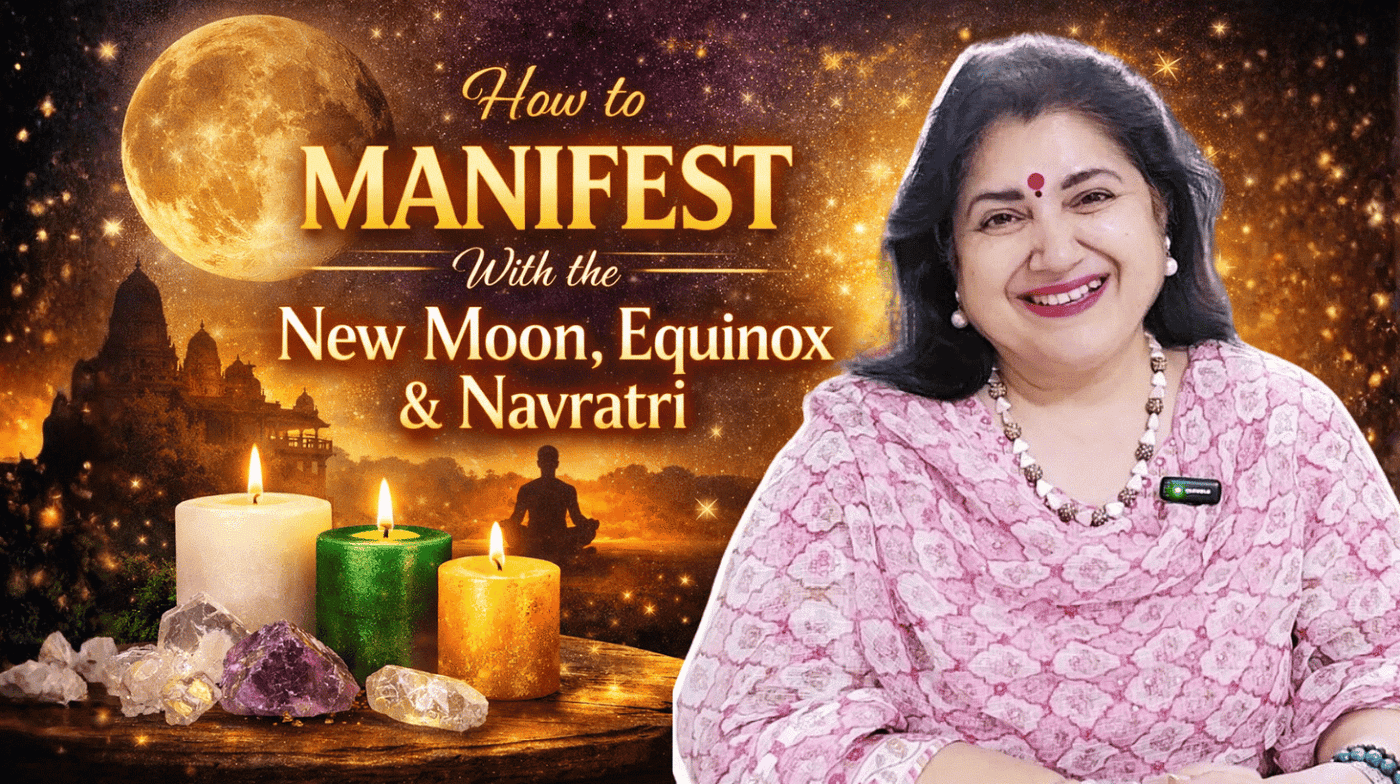 How to Manifest With the New Moon, Equinox & Navratri: Three Sacred Energies, One Powerful Portal