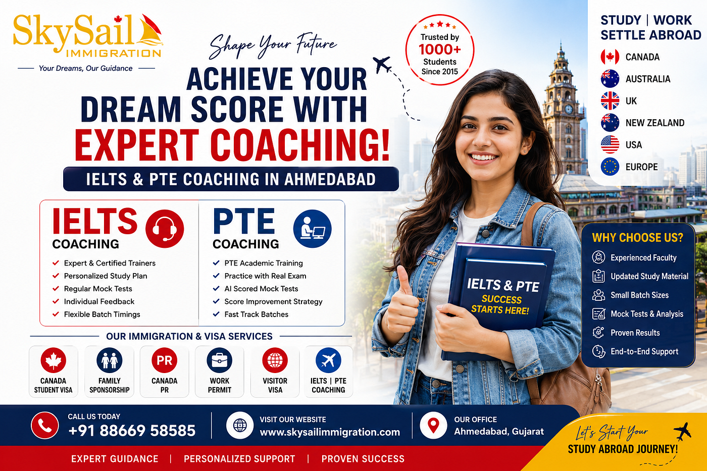 Best IELTS Coaching in Ahmedabad & PTE Classes in Ahmedabad: Your Complete Guide to Studying Abroad…