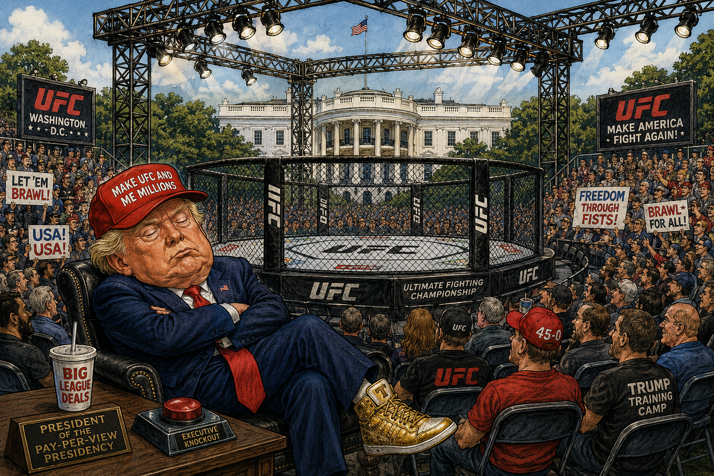 Ten Things Overheard at the UFC/White House Extravaganza
