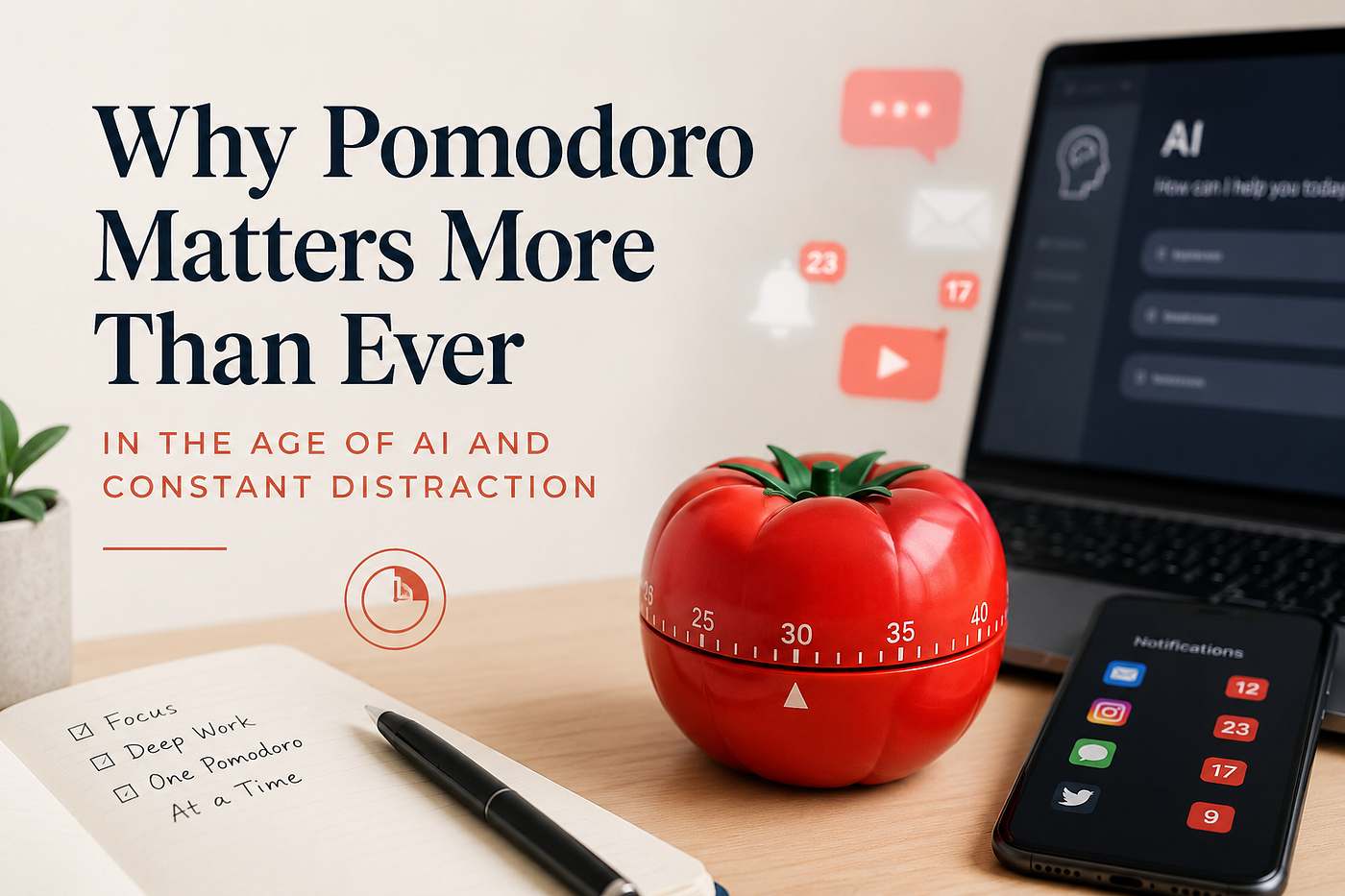 Why Pomodoro Matters More Than Ever in the Age of AI and Constant Distraction