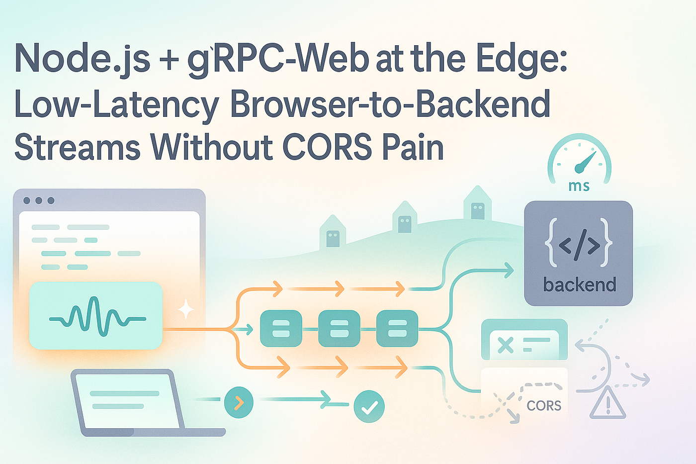 Node.js + gRPC-Web at the Edge: Low-Latency Browser-to-Backend Streams Without CORS Pain
