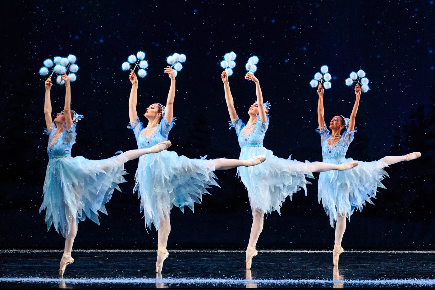 Nutcracker Ballet Snowflakes
