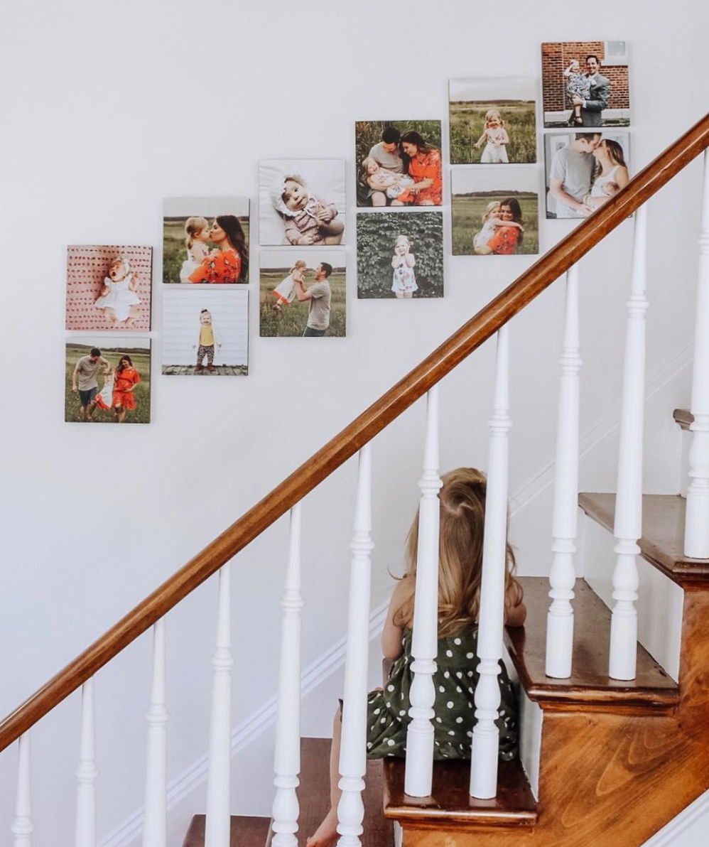 Mixtiles on Instagram: What's spookier than this gallery wall? 🦇 Still  hanging your photos with nails and hammers 🤔⁣ With Mixtiles, just peel,  stick, and arrange your photos however you'd like! Nothing