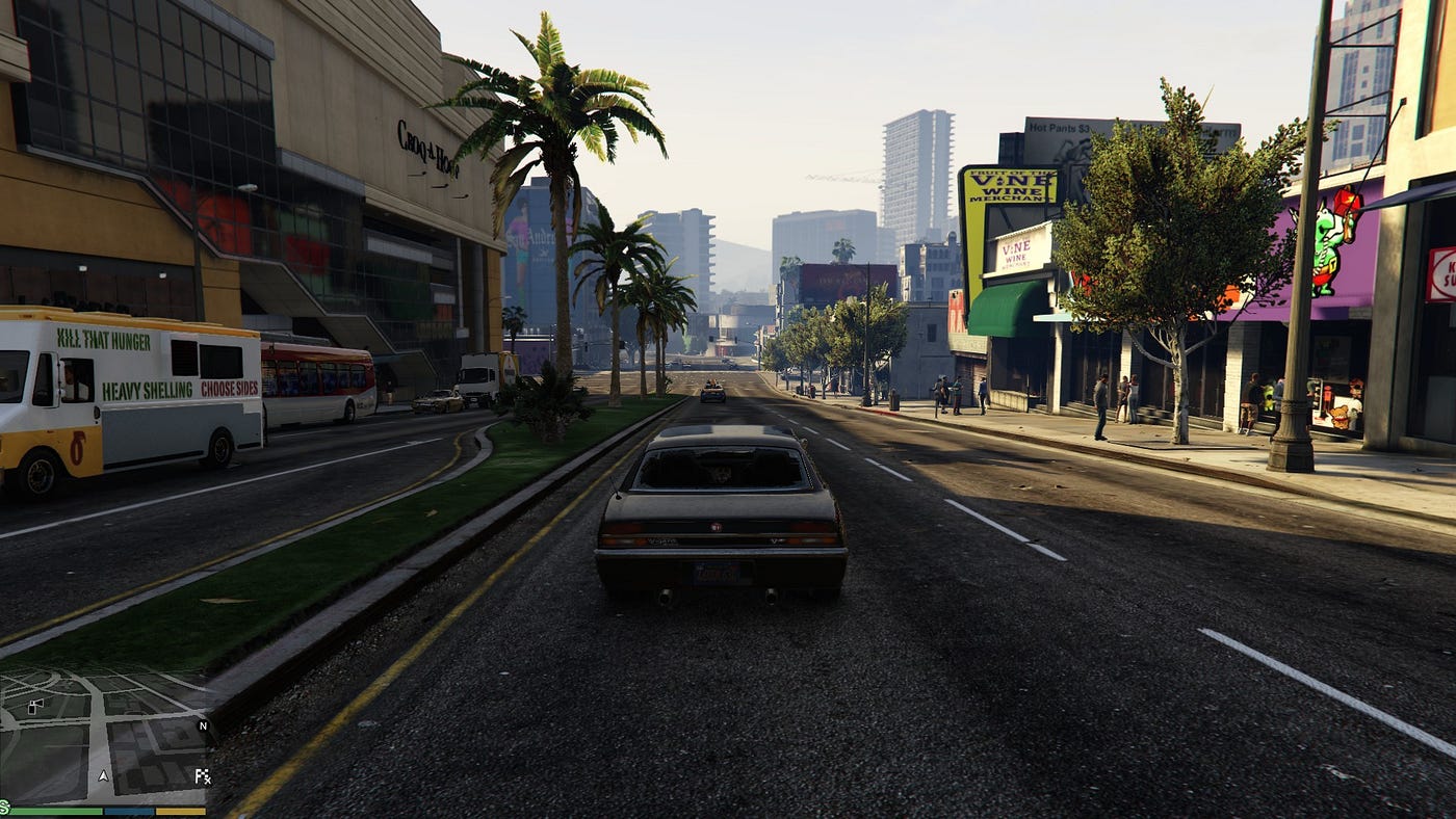 Idling in Los Santos