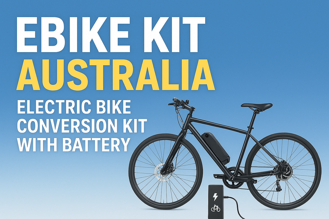 eBike Kit Australia | Electric Bike Conversion Kit with Battery & Charging Stations