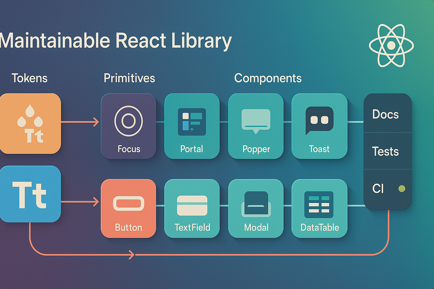 Build Once, Reuse Forever: A Maintainable React Component Library