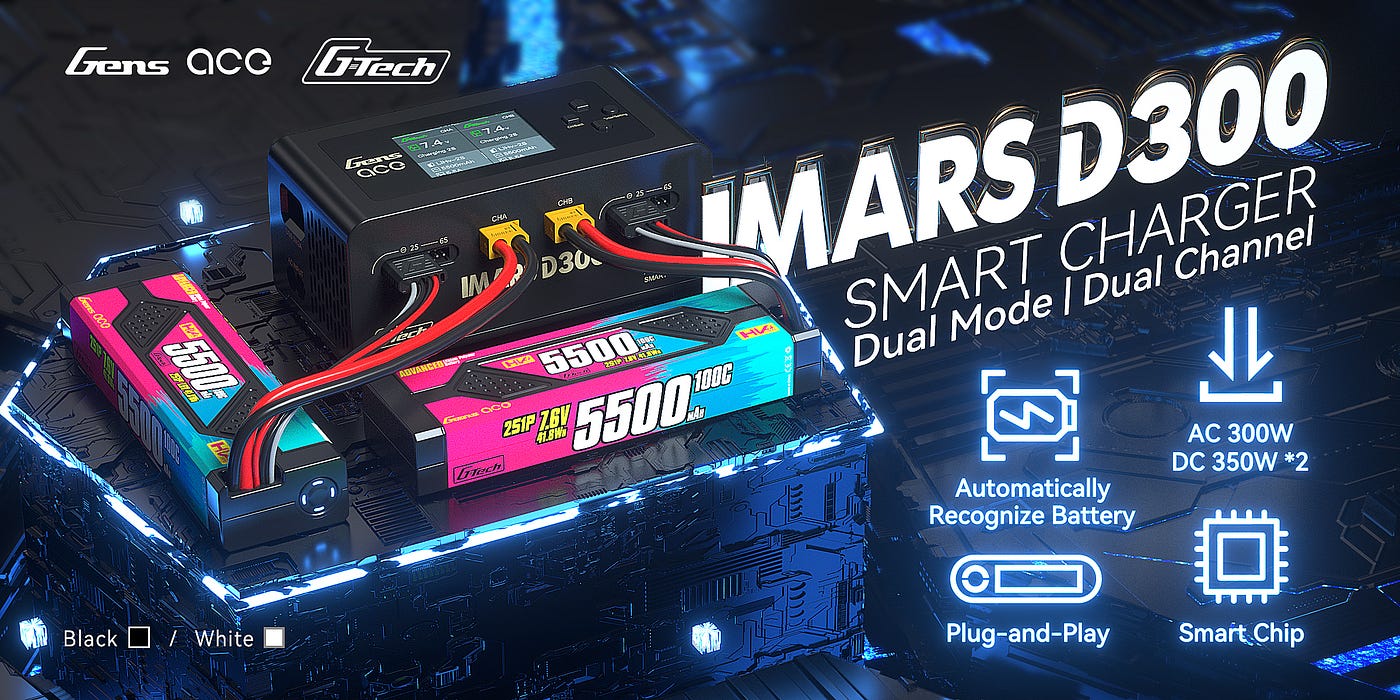 Grepow Charger Solution Technology with G-Tech Design, the Imars D300