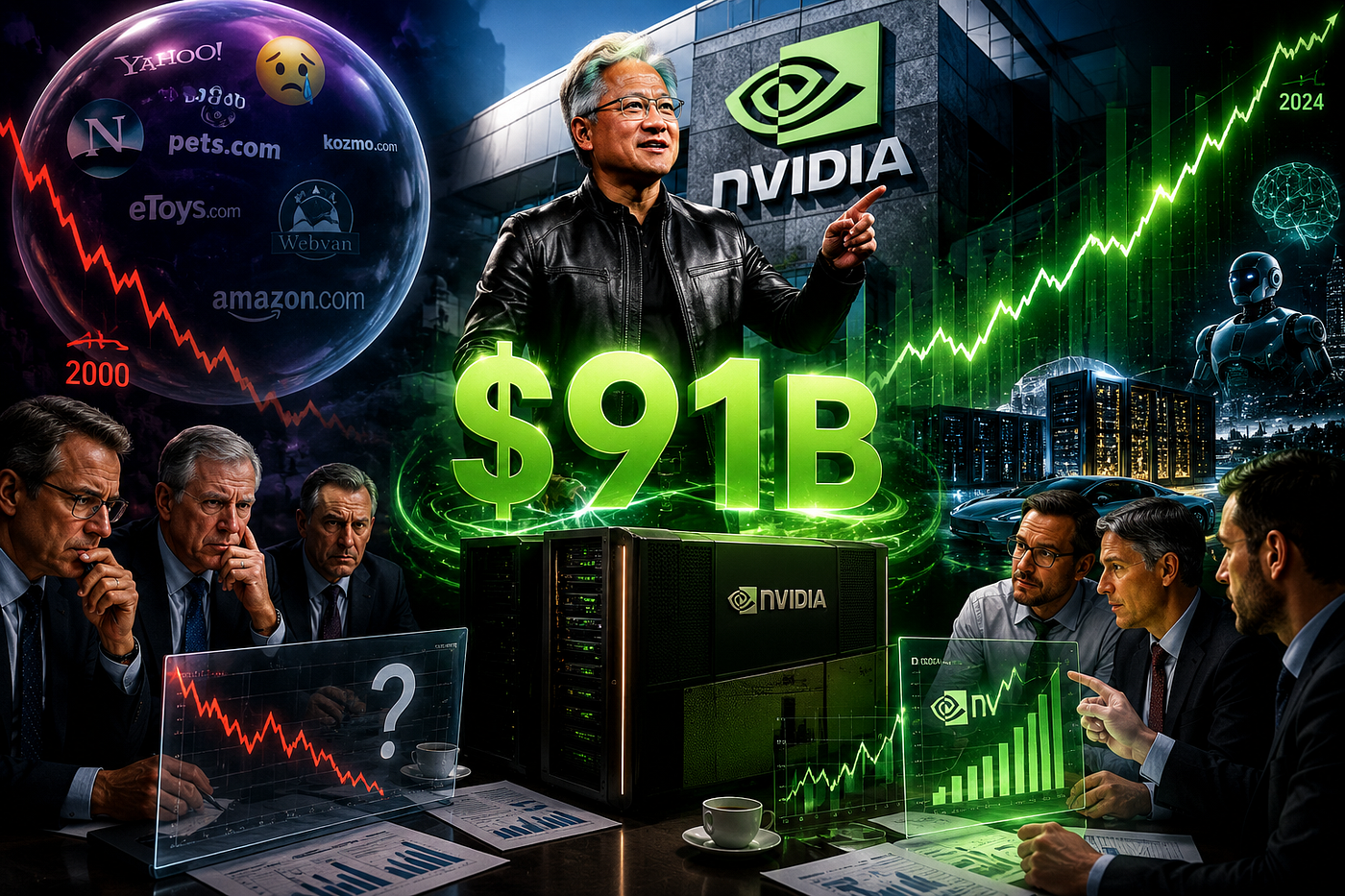 Nvidia Just Reported $91 Billion in Revenue.