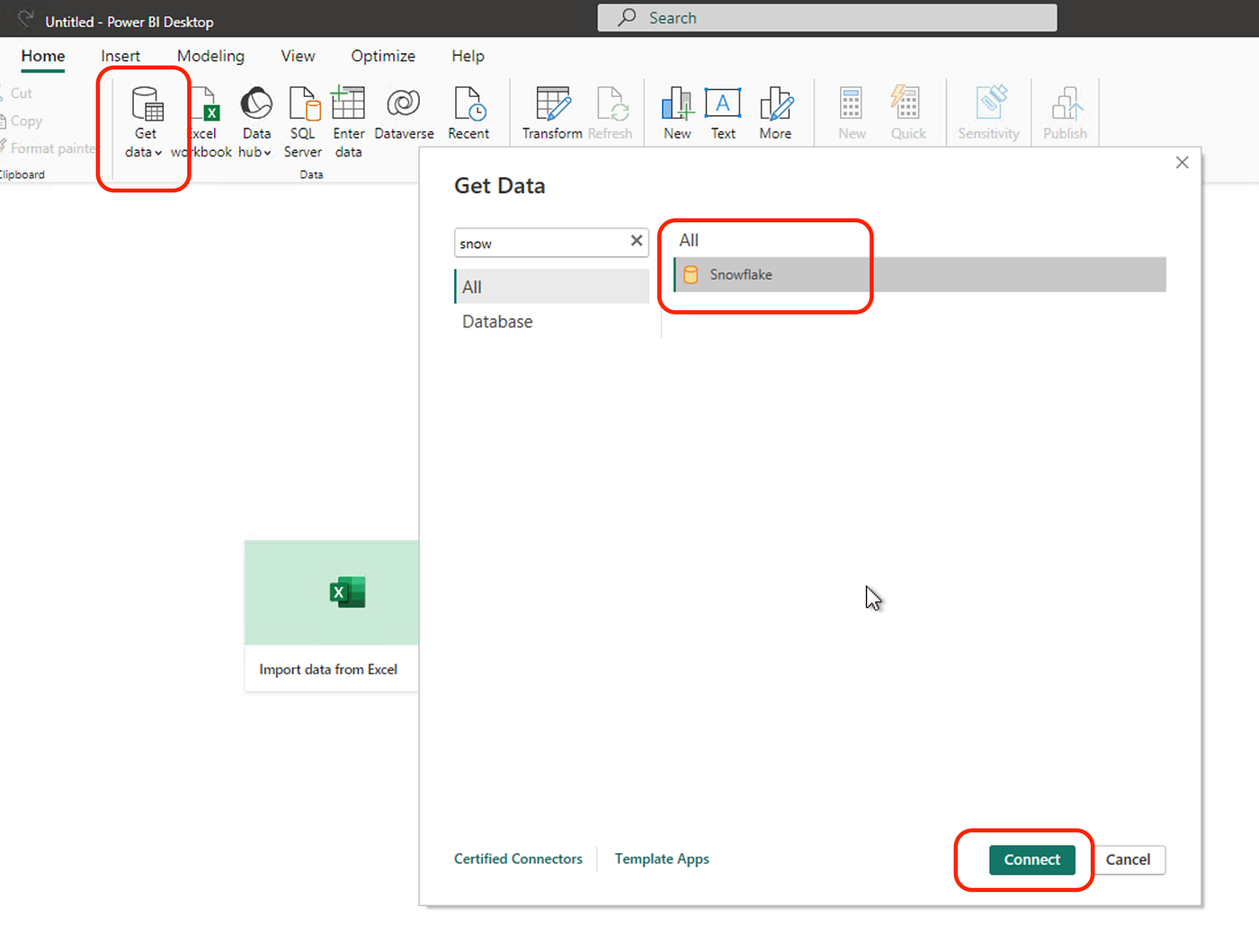 Snowflake connector in Power BI