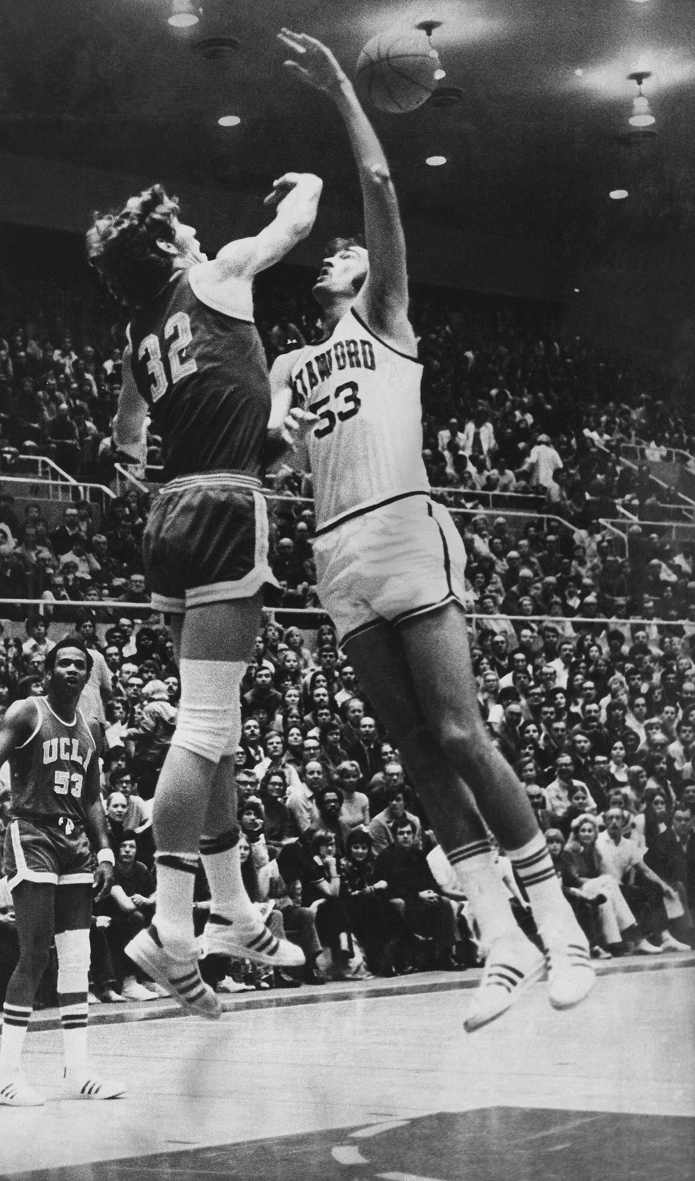 Bill Walton of the San Diego Clippers looks on against the