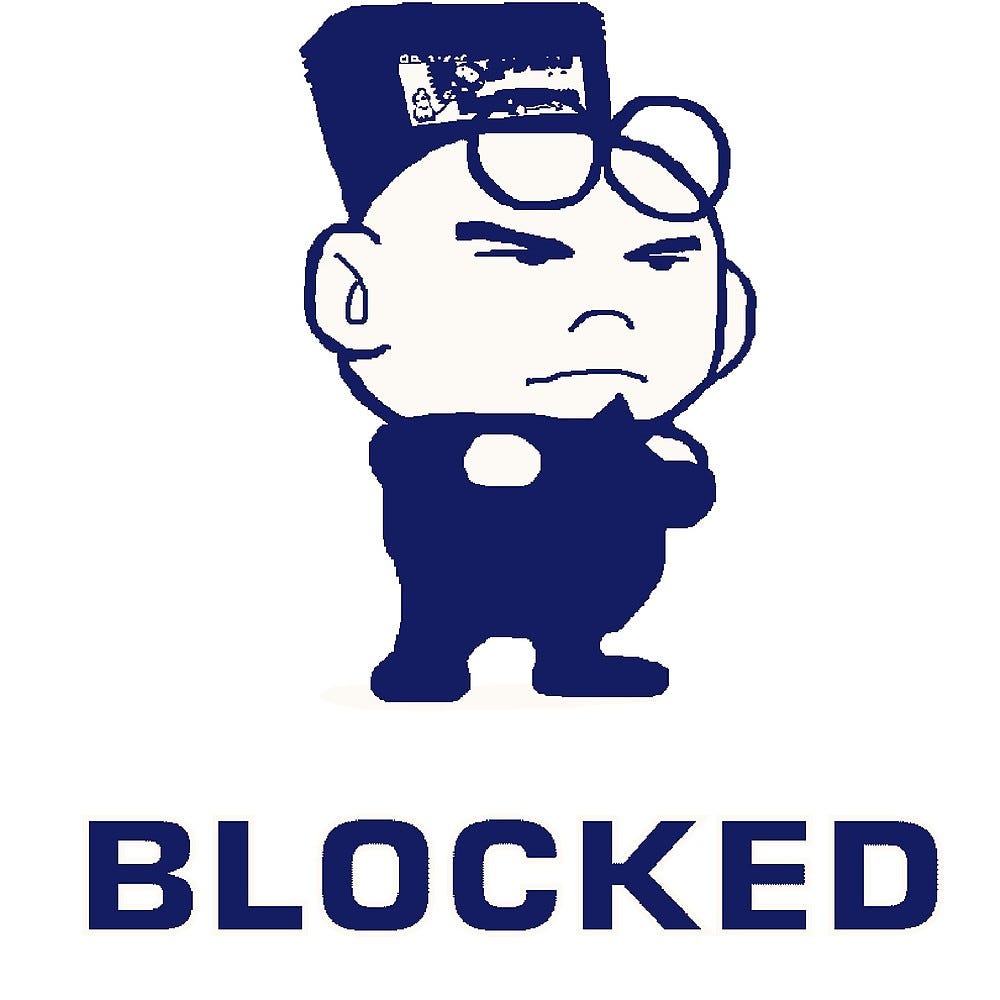 Blocked. Inspired by Hideki Kamiya | by Calibro | Medium