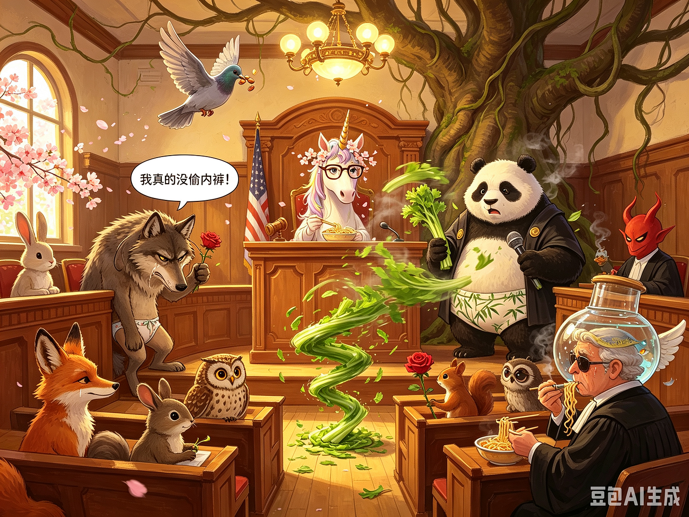 The Fairy Tale Court: Celery Tornado & the Goldfish Witness