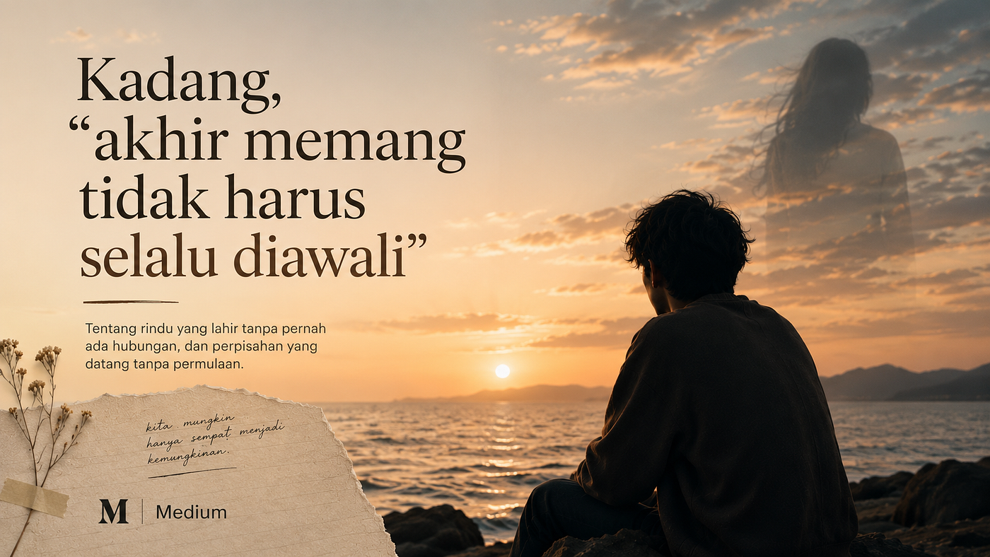 Kadang, “akhir memang tidak harus selalu diawali”