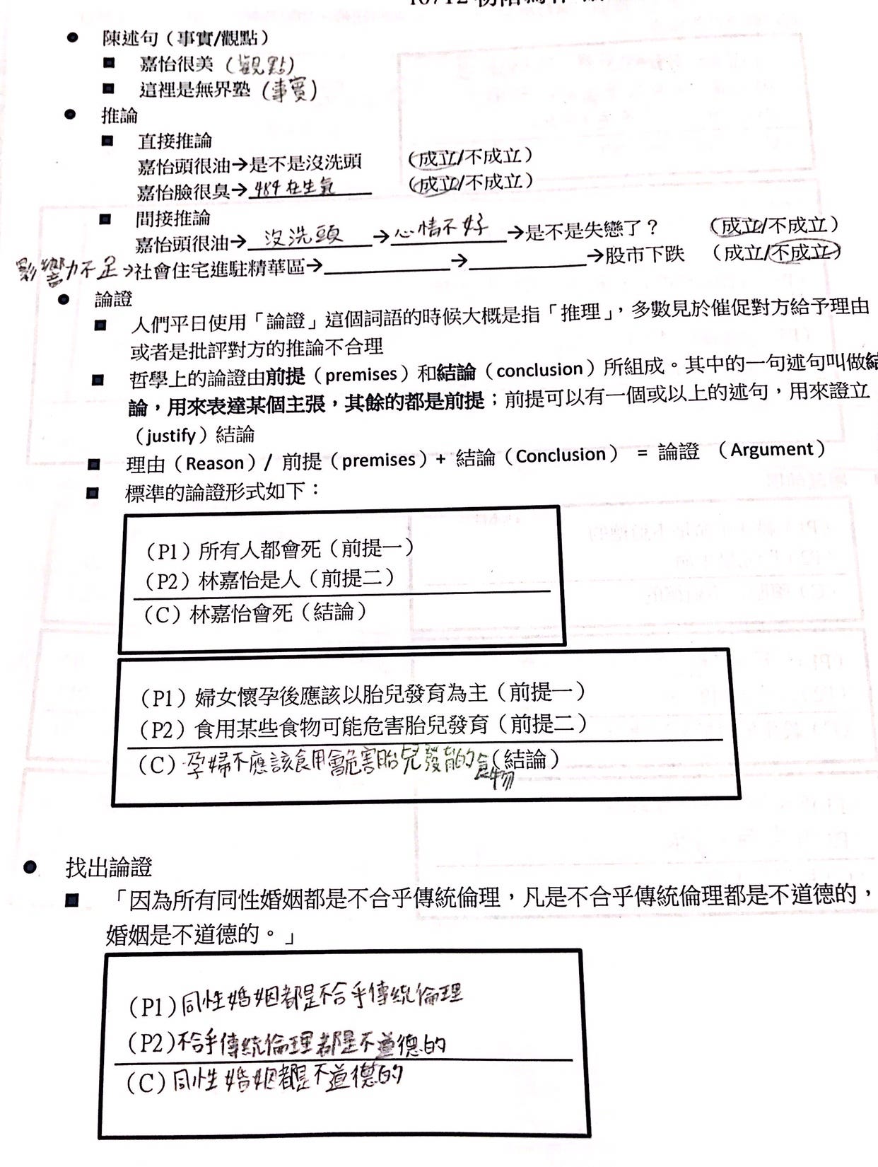 寫作］議論文：推論與論證（下）. 在直接推論與間接推論的概念釐清之後，我們進到更難的論證。 | by 零加壹/林娘| 踢他碎碎念|