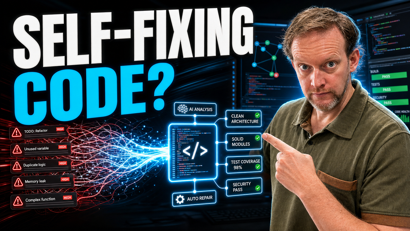 What If Your LLM AI Started Fixing Its Own Tech Debt (and Cyber Security Problems)?