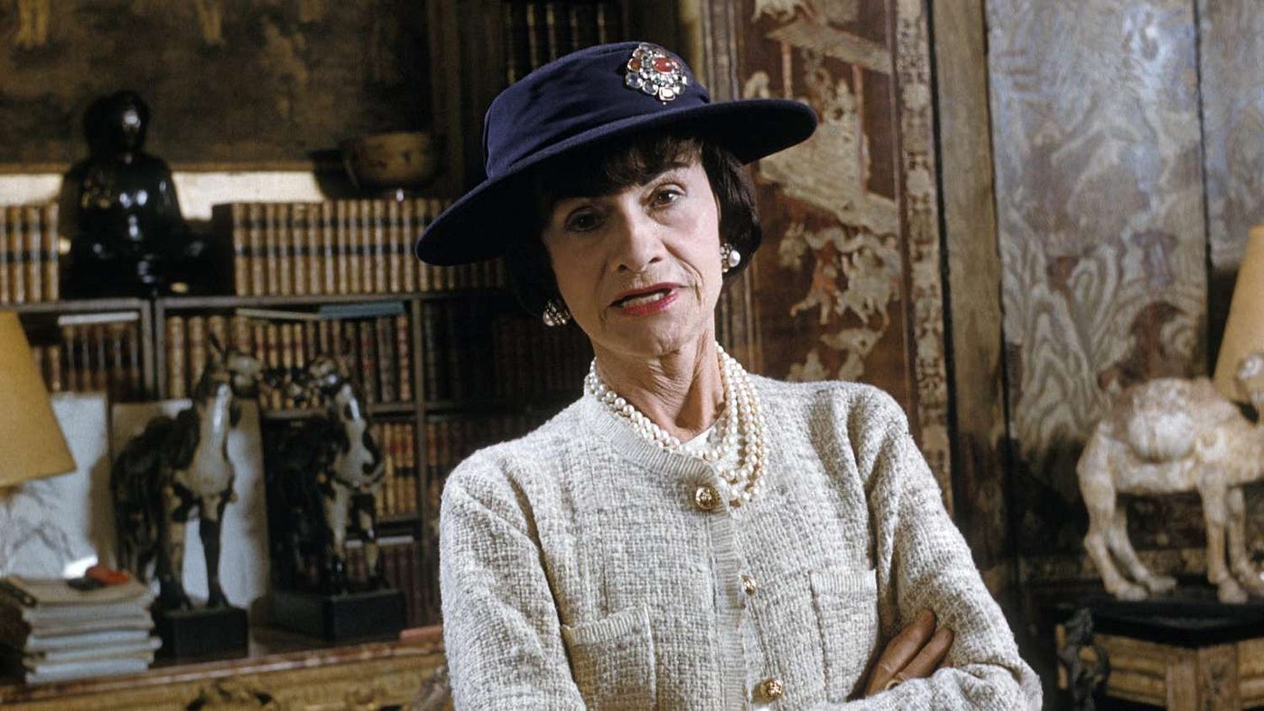 You can realize your ideal without a Graduate: Fashion Designer Coco Chanel, by Ozkan