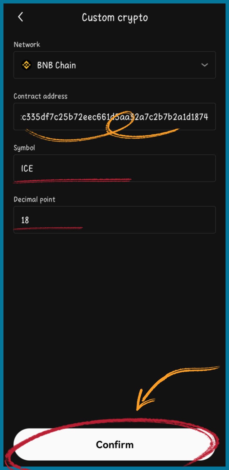ADDING ICE TO OKX WALLET CRYPTO LIST/ADDING ICE CONTRACT ADDRESS TO OKX |  by Cryptonian Academy | Medium