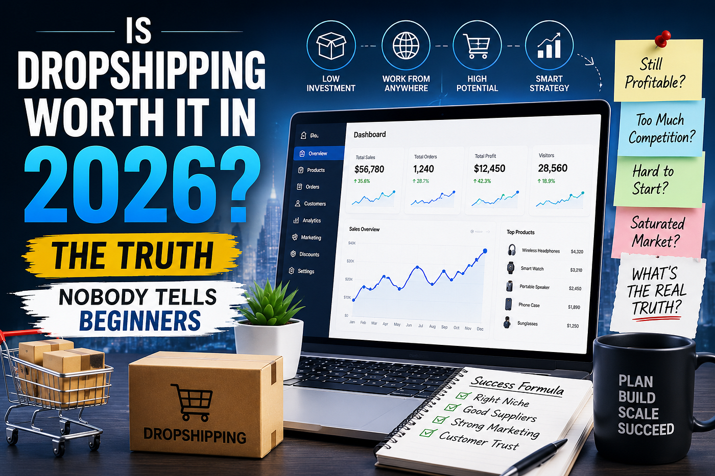 Is Dropshipping Worth It in 2026? The Truth Nobody Tells Beginners