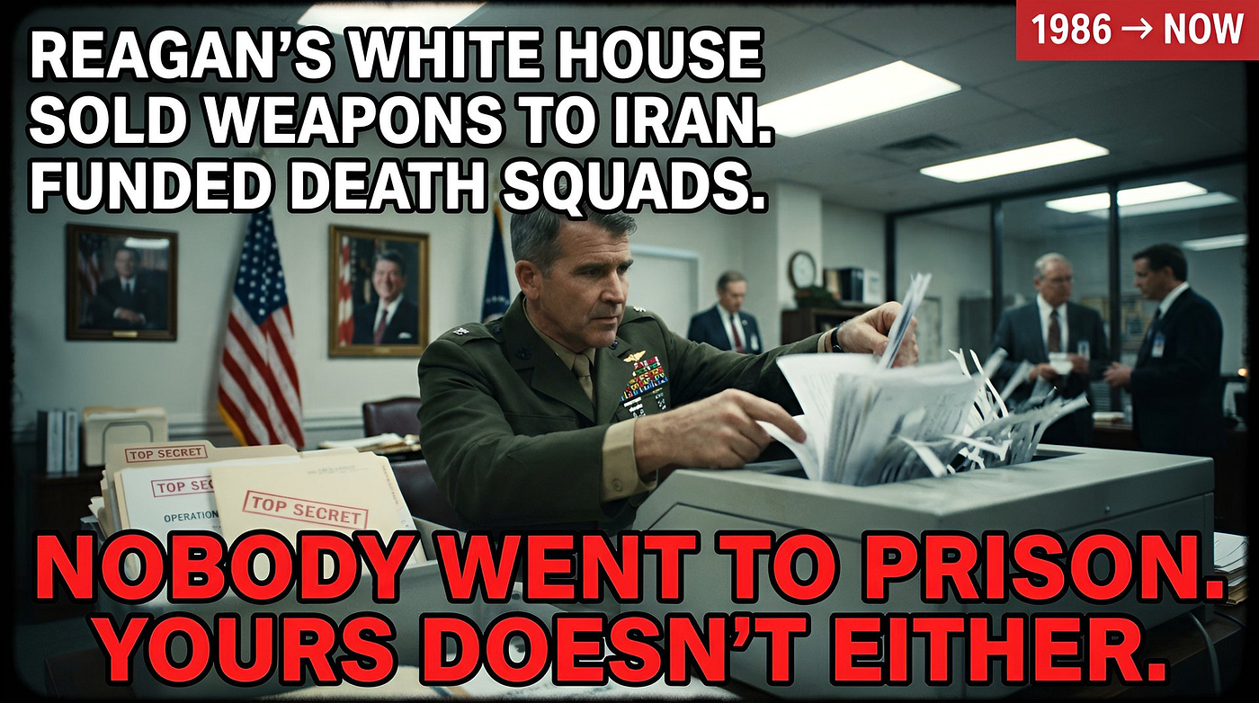 Reagan’s White House Sold Weapons to Iran.