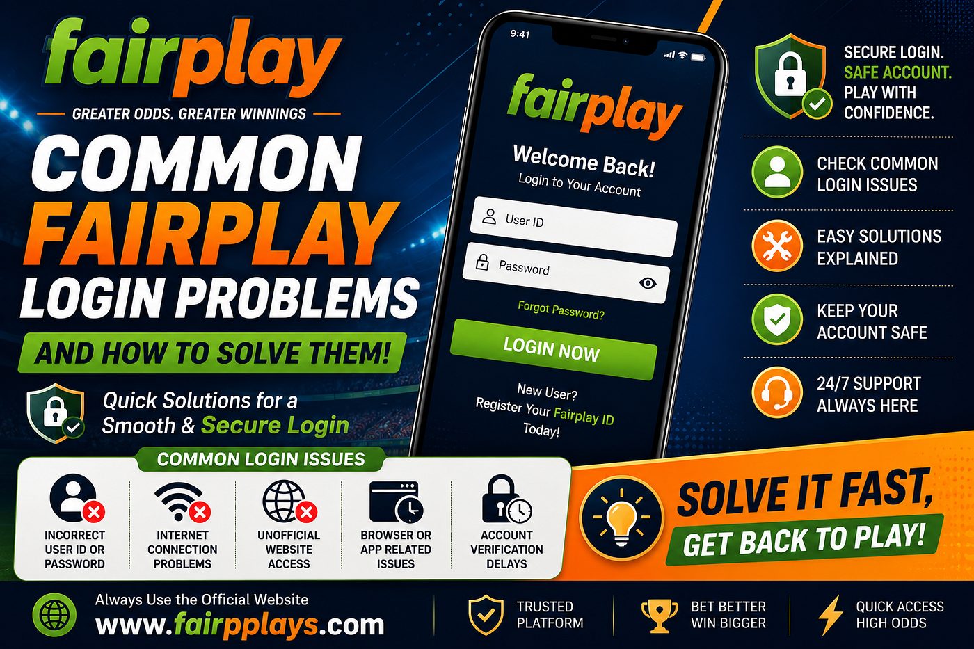 Common Fairplay Login Problems and How to Solve Them
