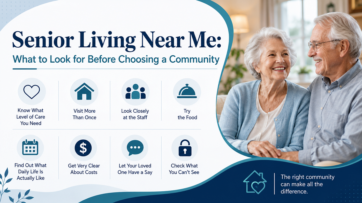 Senior Living Near Me: What to Look for Before Choosing a Community