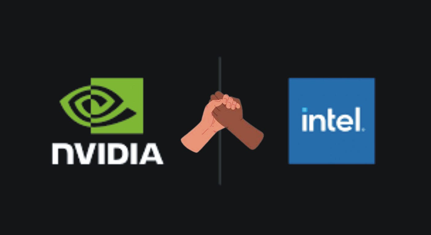 Nvidia has provided Intel with a $5 billion lifeline to power AI Infrastructure.