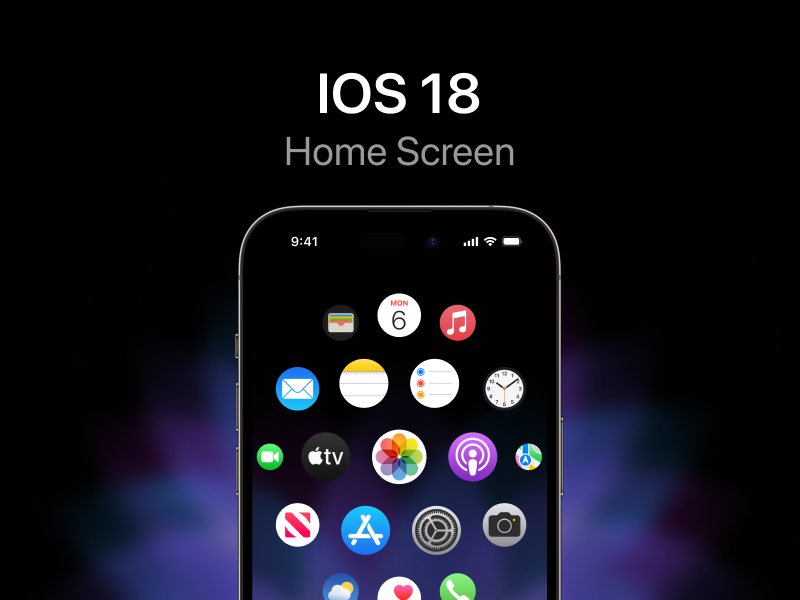 IOS 18 home screen concept by Ameer Omidvar
