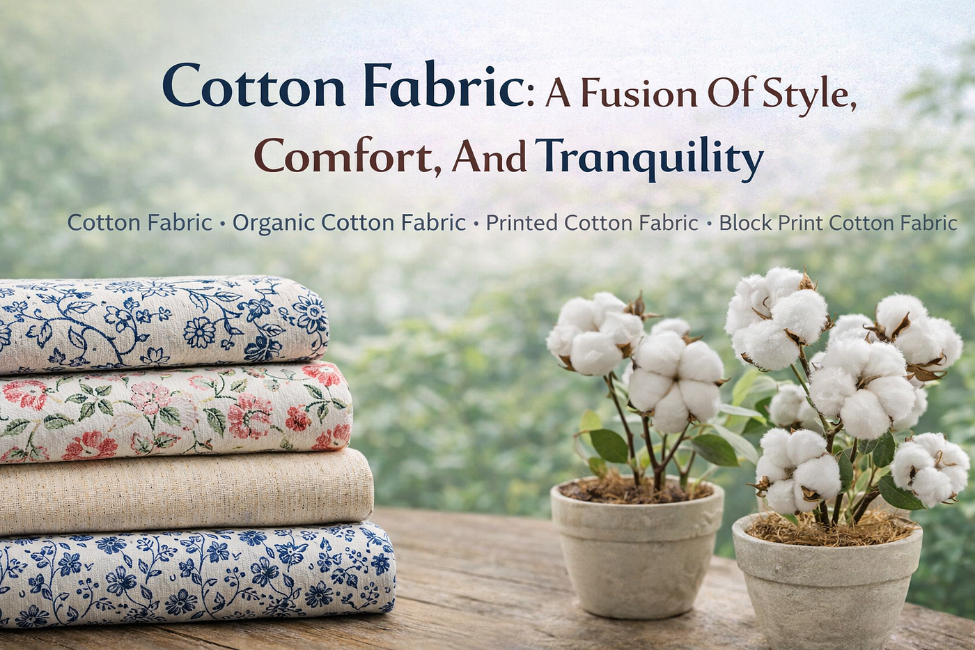 Cotton Fabric: A Fusion Of Style, Comfort, And Tranquility
