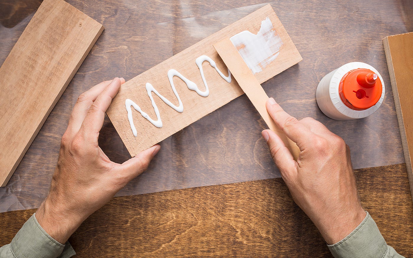Wood glue is an essential tool for any woodworking project.