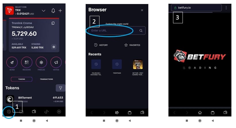 Betfury app