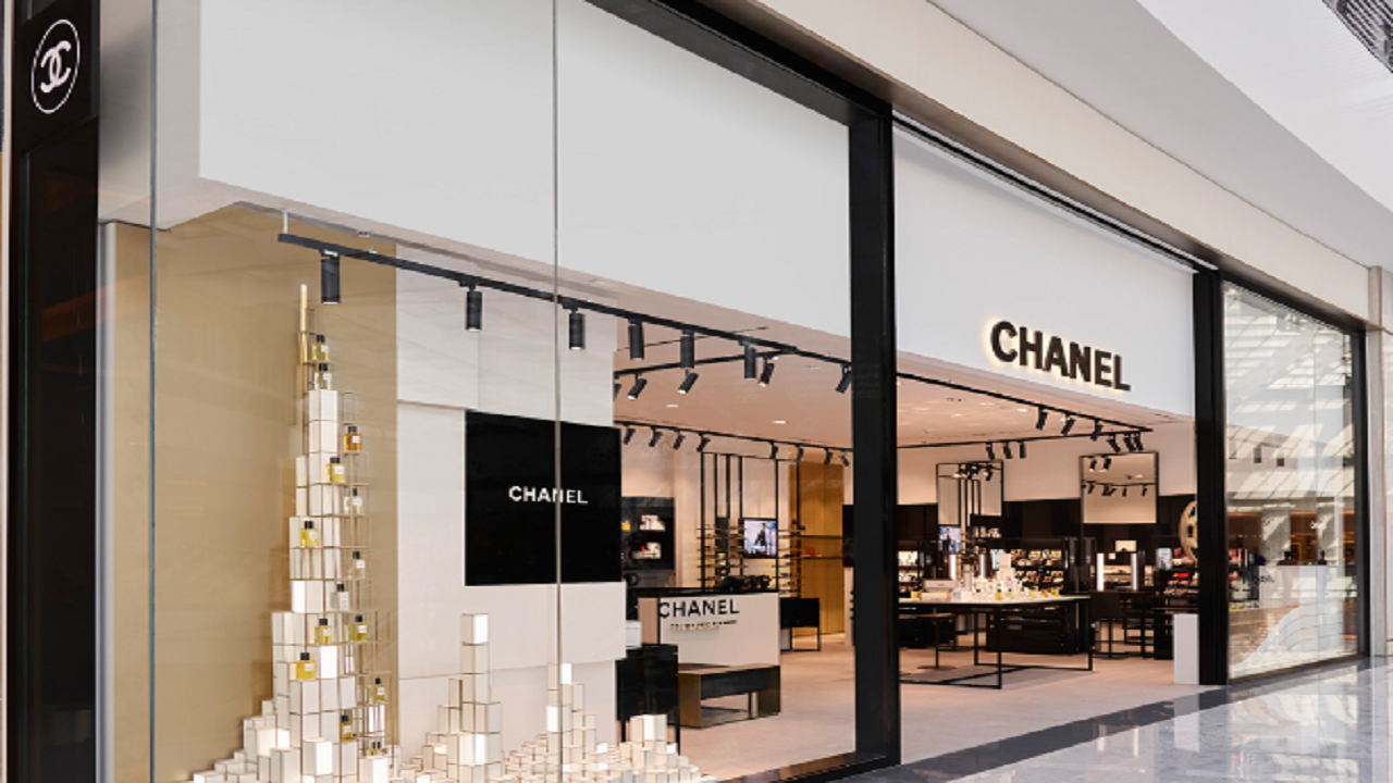 Chanel Snow Globe Perfume Shopping Bags and Presents