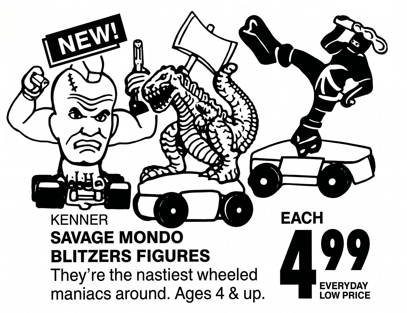 Steve Wuesthoff On Kenner's Savage Mondo Blitzers | by Doug Arcuri