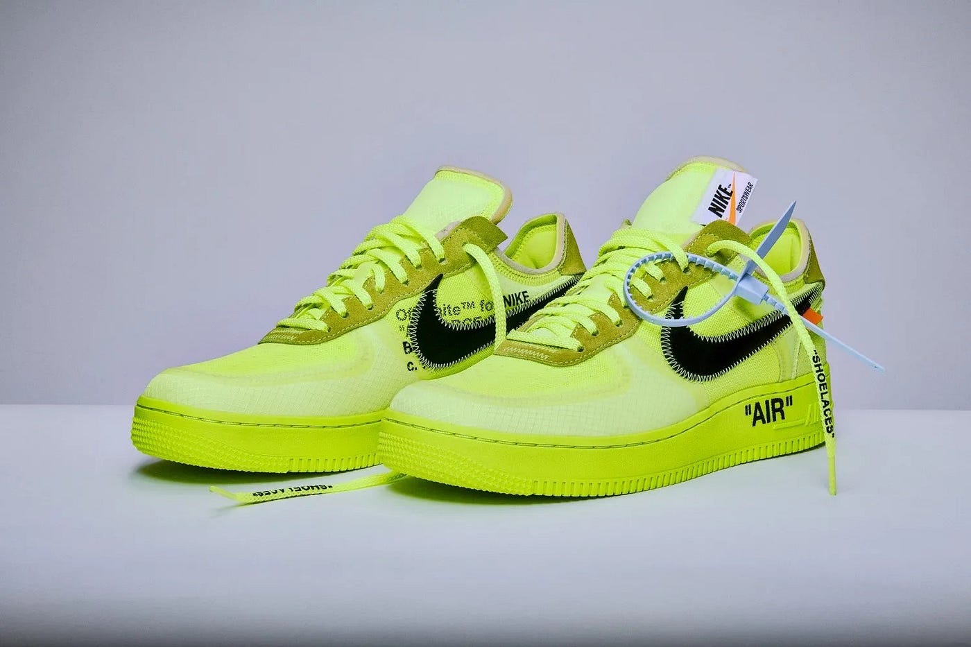 Make Way for the Off-White x Nike Air Force 1 Low Green Sneakers