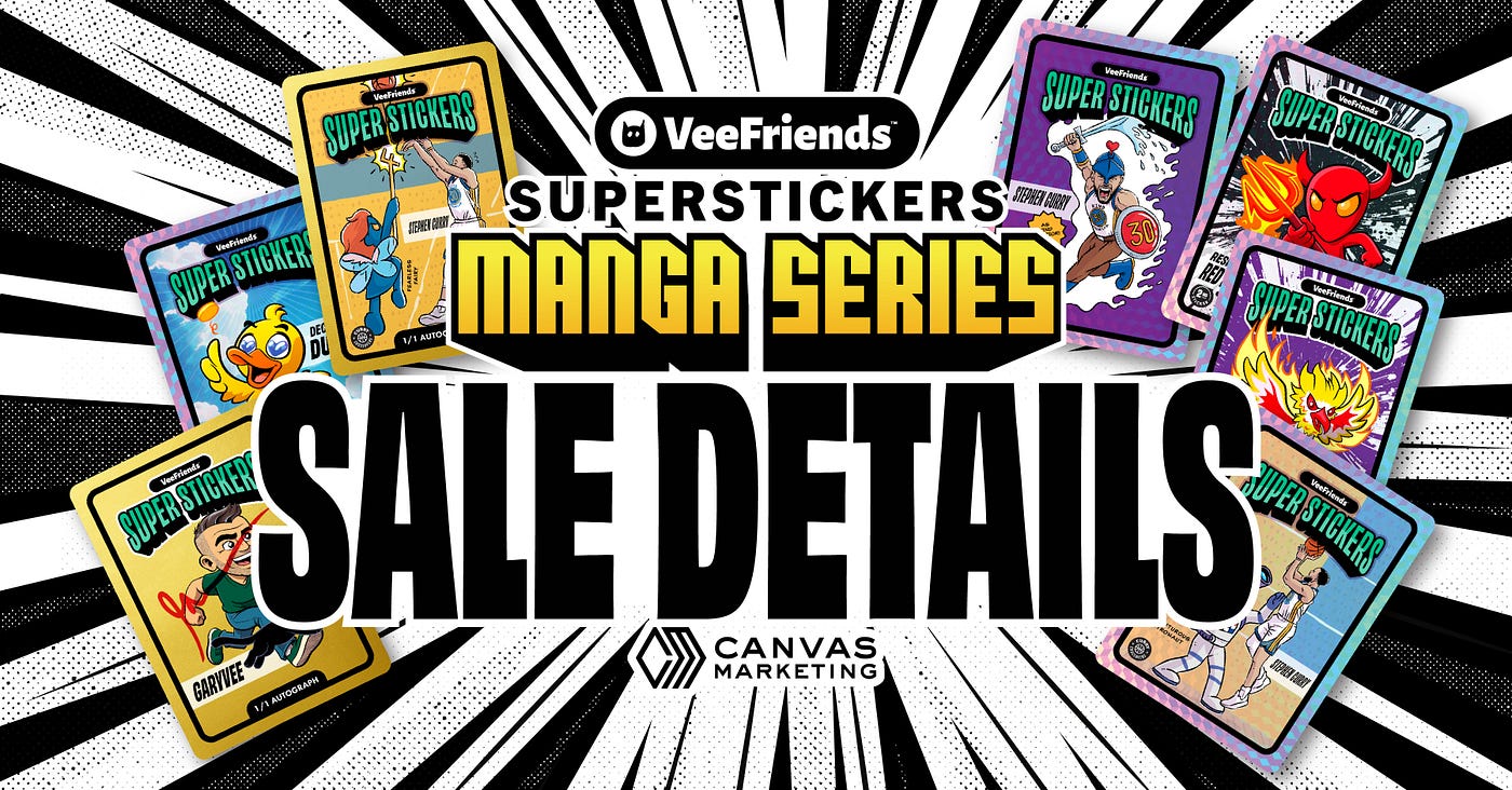 VeeFriends Super Stickers Manga Series Sale Details | VeeFriends