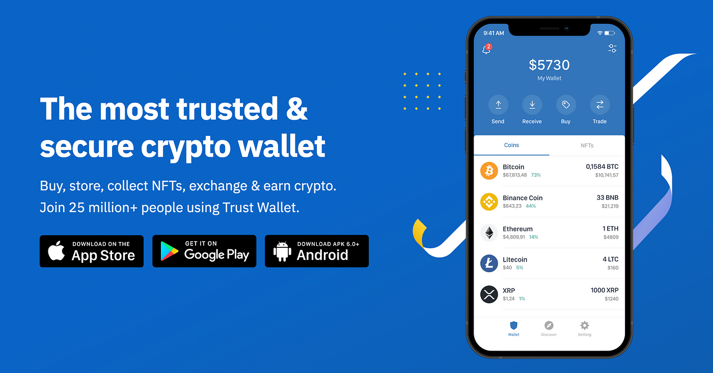 Trust Wallet: The Most Trusted and Secure Cryptocurrency Wallet | Geek  Culture