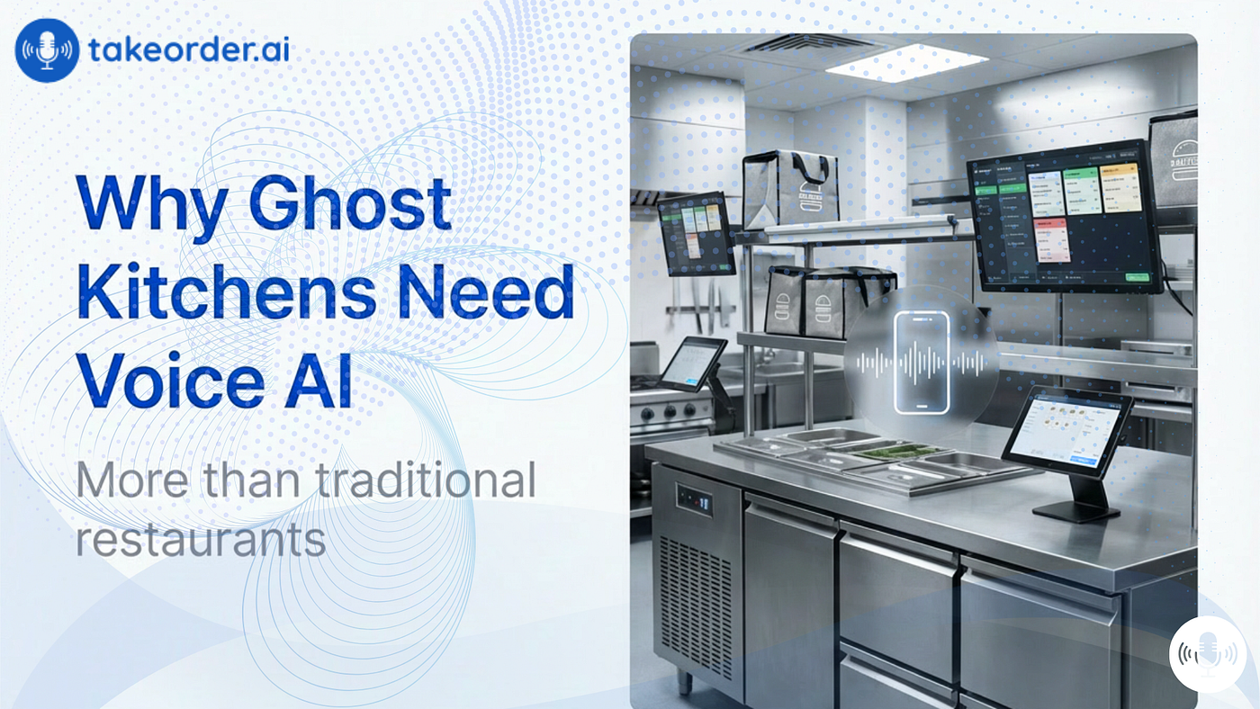 Why Ghost Kitchens Need Voice AI More Than Traditional Restaurants