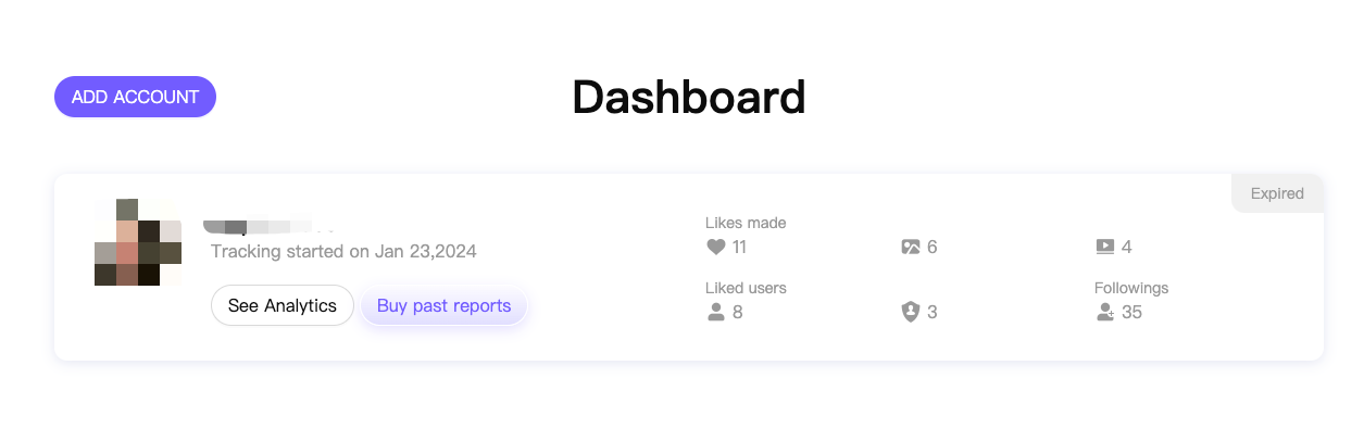 Dolphinradar’s Dashboard