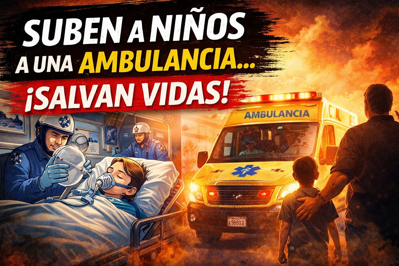 La ambulancia que no corre contra el tiempo, sino a favor de la esperanza
