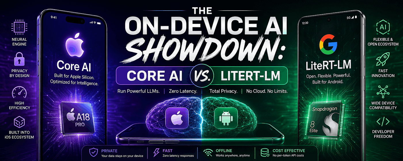 The On-Device AI Showdown: Core AI vs. LiteRT-LM