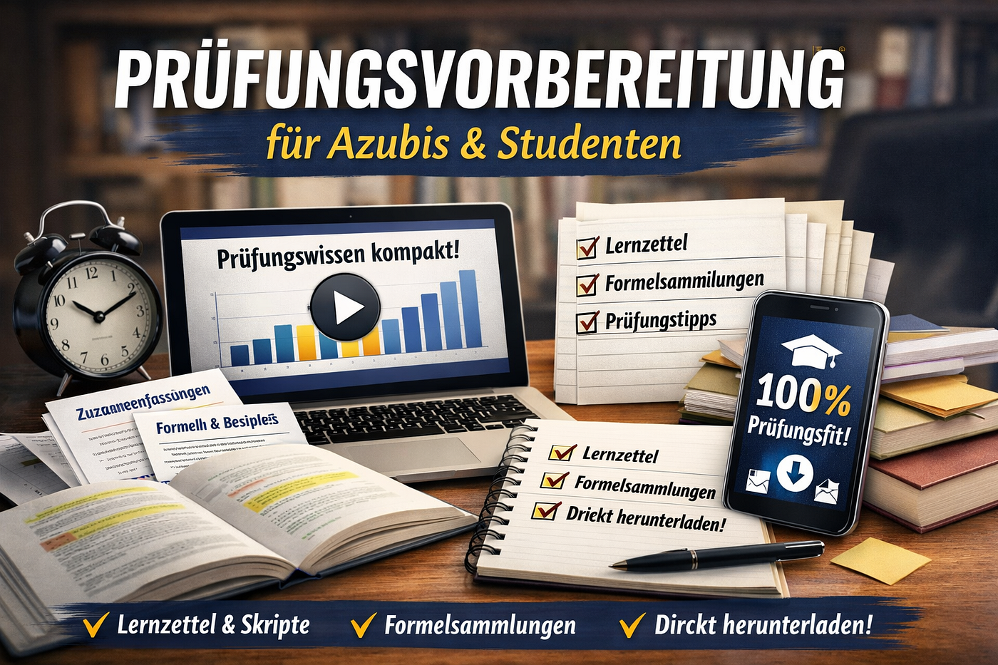 Prüfungsvorbereitung für Azubis und Studenten | Downloads von evkola — ehrliche Erfahrungen und…