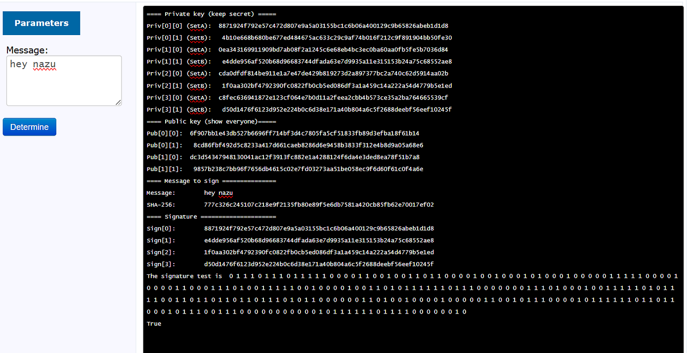 Lamport Signature: with Hash-based Signature Schemes Problem set | by  0xNazu.sol | Block Magnates