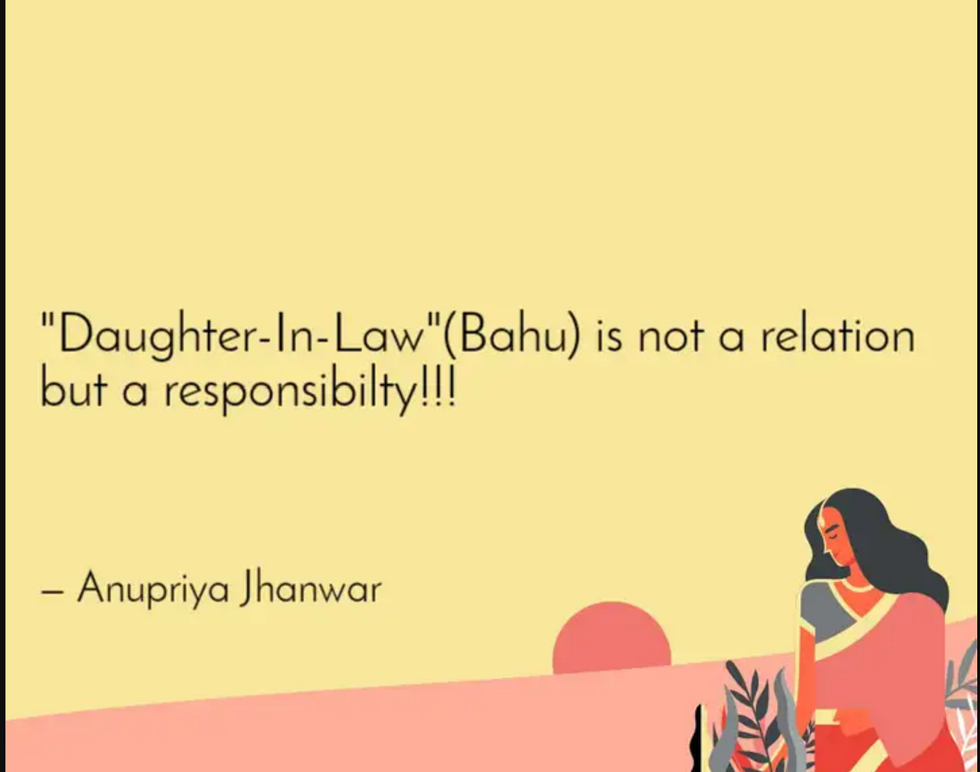 Its not easy to be a Daughter-in-law