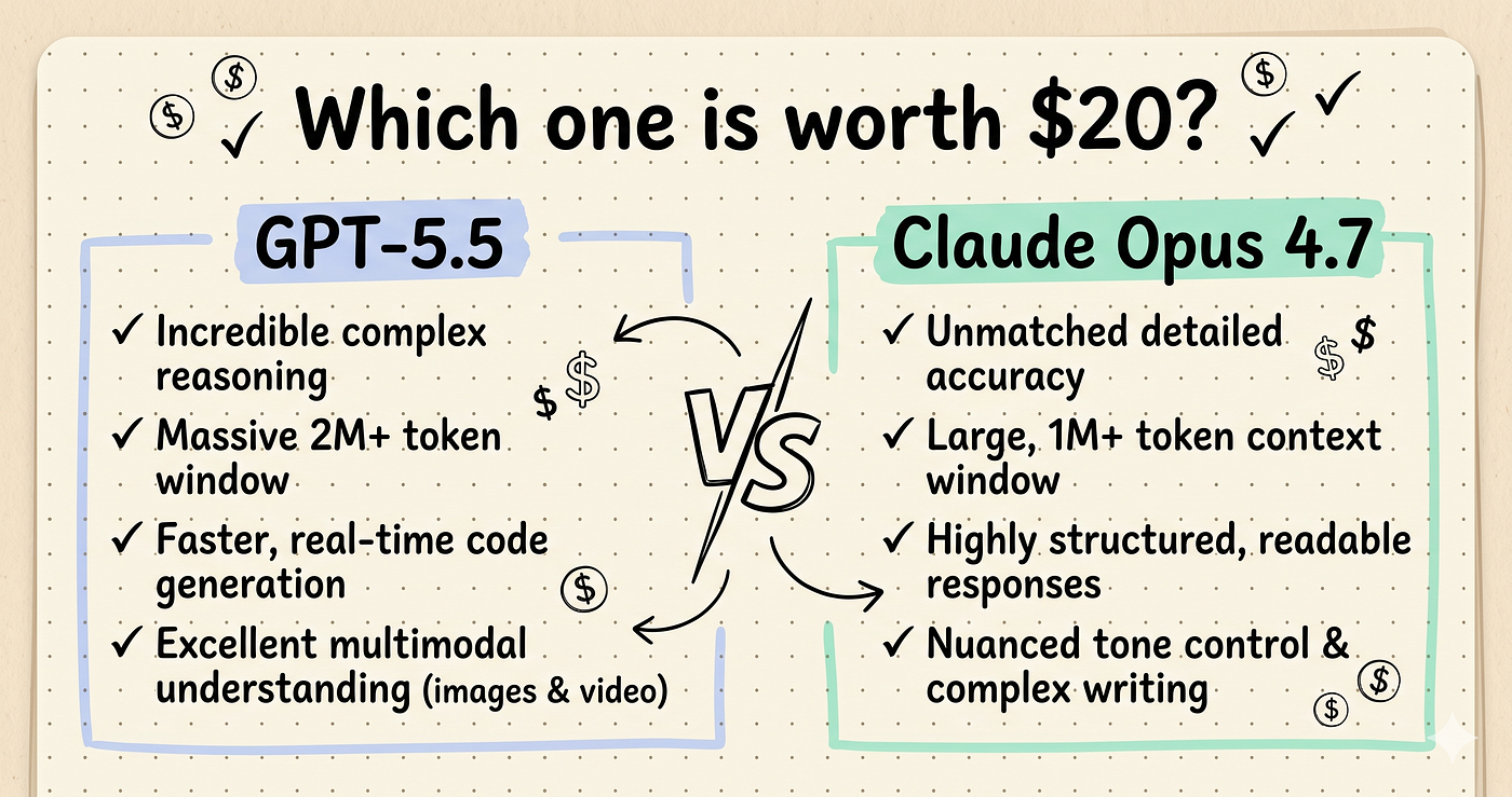 GPT-5.5 vs Claude Opus 4.7: Which One Is Actually Worth Paying For | How To  Profit AI®