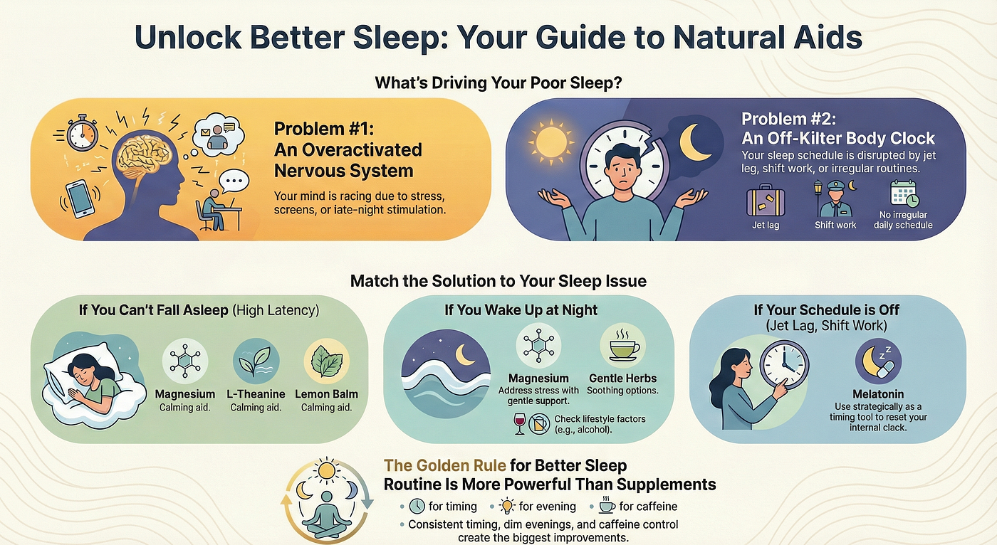 Natural Ingredients That Improve Sleep Quality: What Works, How to Choose, and What to Avoid